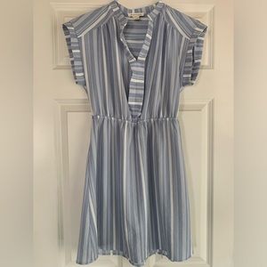Monteau Dress Medium Blue White M Nordstrom summer
